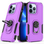 Cubix Mystery Case for Apple iPhone 13 Pro Military Grade Shockproof with Metal Ring Kickstand for Apple iPhone 13 Pro Phone Case - Purple