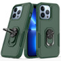 Cubix Mystery Case for Apple iPhone 13 Pro Military Grade Shockproof with Metal Ring Kickstand for Apple iPhone 13 Pro Phone Case - Olive Green