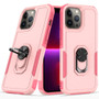 Cubix Mystery Case for Apple iPhone 13 Pro Max Military Grade Shockproof with Metal Ring Kickstand for Apple iPhone 13 Pro Max Phone Case - Pink