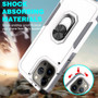 Cubix Mystery Case for Apple iPhone 13 Pro Max Military Grade Shockproof with Metal Ring Kickstand for Apple iPhone 13 Pro Max Phone Case - White