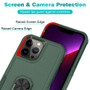 Cubix Mystery Case for Apple iPhone 13 Pro Max Military Grade Shockproof with Metal Ring Kickstand for Apple iPhone 13 Pro Max Phone Case - Olive Green