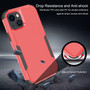 Cubix Capsule Back Cover For Apple iPhone 13 mini Shockproof Dust Drop Proof 3-Layer Full Body Protection Rugged Heavy Duty Durable Cover Case (Red)