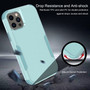 Cubix Capsule Back Cover For Apple iPhone 13 Pro Max Shockproof Dust Drop Proof 3-Layer Full Body Protection Rugged Heavy Duty Durable Cover Case (Aqua)