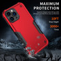 Cubix Armor Series Apple iPhone 14 Pro Case [10FT Military Drop Protection] Shockproof Protective Phone Cover Slim Thin Case for Apple iPhone 14 Pro (Red)