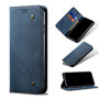 Cubix Denim Flip Cover for Redmi K20 / Redmi K20 Pro Case Premium Luxury Slim Wallet Folio Case Magnetic Closure Flip Cover with Stand and Credit Card Slot (Blue)