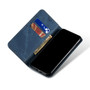 Cubix Denim Flip Cover for OnePlus 8 Pro / One Plus 8 Pro / 1+8 Pro Case Premium Luxury Slim Wallet Folio Case Magnetic Closure Flip Cover with Stand and Credit Card Slot (Blue)