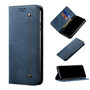 Cubix Denim Flip Cover for Realme X7 Case Premium Luxury Slim Wallet Folio Case Magnetic Closure Flip Cover with Stand and Credit Card Slot (Blue)