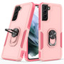 Cubix Mystery Case for Samsung Galaxy S21 Plus Military Grade Shockproof with Metal Ring Kickstand for Samsung Galaxy S21 Plus Phone Case - Pink