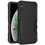 Cubix Armor Series Apple iPhone XS / iPhone X (5.8 Inch) Case [10FT Military Drop Protection] Shockproof Protective Phone Cover Slim Thin Case for Apple iPhone XS / iPhone X (5.8 Inch) (Black)