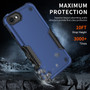 Cubix Armor Series Apple iPhone 8 / iPhone 7 / iPhone SE 2020/2022 Case [10FT Military Drop Protection] Shockproof Protective Phone Cover Slim Thin Case for Apple iPhone 8 / iPhone 7 / iPhone SE 2020/2022 (Navy Blue)
