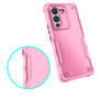 Cubix Armor Series vivo V25 Pro Case [10FT Military Drop Protection] Shockproof Protective Phone Cover Slim Thin Case for vivo V25 Pro (Pink)