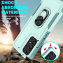 Cubix Mystery Case for Samsung Galaxy S21 Ultra Military Grade Shockproof with Metal Ring Kickstand for Samsung Galaxy S21 Ultra Phone Case - Aqua