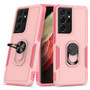 Cubix Mystery Case for Samsung Galaxy S21 Ultra Military Grade Shockproof with Metal Ring Kickstand for Samsung Galaxy S21 Ultra Phone Case - Pink