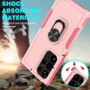 Cubix Mystery Case for Samsung Galaxy S23 Ultra Military Grade Shockproof with Metal Ring Kickstand for Samsung Galaxy S23 Ultra Phone Case - Pink