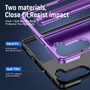 Cubix Defender Back Cover For Samsung Galaxy Z Fold 5 Shockproof Dust Drop Proof 2-Layer Full Body Protection Rugged Heavy Duty Ring Cover Case (Purple)