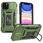 Cubix Artemis Series Back Cover for Apple iPhone 11 Pro Case with Stand & Slide Camera Cover Military Grade Drop Protection Case for Apple iPhone 11 Pro (Olive Green) 