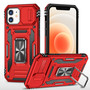 Cubix Artemis Series Back Cover for Apple iPhone 12 Pro / iPhone 12 (6.1 Inch) Case with Stand & Slide Camera Cover Military Grade Drop Protection Case for Apple iPhone 12 Pro / iPhone 12 (6.1 Inch) (Red) 