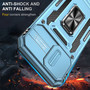 Cubix Artemis Series Back Cover for Apple iPhone 12 Pro Max (6.7 Inch) Case with Stand & Slide Camera Cover Military Grade Drop Protection Case for Apple iPhone 12 Pro Max (6.7 Inch) (Sky Blue) 