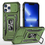 Cubix Artemis Series Back Cover for Apple iPhone 12 Pro Max (6.7 Inch) Case with Stand & Slide Camera Cover Military Grade Drop Protection Case for Apple iPhone 12 Pro Max (6.7 Inch) (Olive Green) 