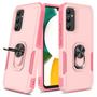 Cubix Mystery Case for Samsung Galaxy A34 5G Military Grade Shockproof with Metal Ring Kickstand for Samsung Galaxy A34 5G Phone Case - Pink