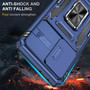 Cubix Artemis Series Back Cover for Samsung Galaxy S21 Ultra Case with Stand & Slide Camera Cover Military Grade Drop Protection Case for Samsung Galaxy S21 Ultra (Navy Blue) 