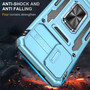 Cubix Artemis Series Back Cover for Samsung Galaxy S21 Case with Stand & Slide Camera Cover Military Grade Drop Protection Case for Samsung Galaxy S21 (Sky Blue) 