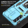 Cubix Artemis Series Back Cover for Samsung Galaxy S21 Case with Stand & Slide Camera Cover Military Grade Drop Protection Case for Samsung Galaxy S21 (Sky Blue) 