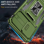 Cubix Artemis Series Back Cover for Samsung Galaxy S21 Case with Stand & Slide Camera Cover Military Grade Drop Protection Case for Samsung Galaxy S21 (Olive Green) 