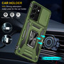 Cubix Artemis Series Back Cover for Samsung Galaxy S21 Ultra Case with Stand & Slide Camera Cover Military Grade Drop Protection Case for Samsung Galaxy S21 Ultra (Olive Green) 