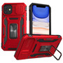 Cubix Artemis Series Back Cover for Apple iPhone 11 Case with Stand & Slide Camera Cover Military Grade Drop Protection Case for Apple iPhone 11 (Red) 