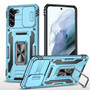 Cubix Artemis Series Back Cover for Samsung Galaxy S21 Plus Case with Stand & Slide Camera Cover Military Grade Drop Protection Case for Samsung Galaxy S21 Plus (Sky Blue) 