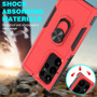 Cubix Mystery Case for Samsung Galaxy S23 Ultra Military Grade Shockproof with Metal Ring Kickstand for Samsung Galaxy S23 Ultra Phone Case - Red