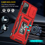 Cubix Artemis Series Back Cover for Samsung Galaxy S20 Case with Stand & Slide Camera Cover Military Grade Drop Protection Case for Samsung Galaxy S20 (Red) 
