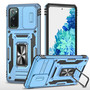 Cubix Artemis Series Back Cover for Samsung Galaxy S20 Case with Stand & Slide Camera Cover Military Grade Drop Protection Case for Samsung Galaxy S20 (Sky Blue) 