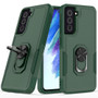 Cubix Mystery Case for Samsung Galaxy S21 FE Military Grade Shockproof with Metal Ring Kickstand for Samsung Galaxy S21 FE Phone Case - Olive Green