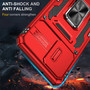 Cubix Artemis Series Back Cover for Samsung Galaxy S20 Plus Case with Stand & Slide Camera Cover Military Grade Drop Protection Case for Samsung Galaxy S20 Plus (Red) 