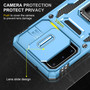 Cubix Artemis Series Back Cover for Samsung Galaxy S20 Plus Case with Stand & Slide Camera Cover Military Grade Drop Protection Case for Samsung Galaxy S20 Plus (Sky Blue) 