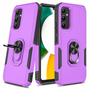 Cubix Mystery Case for Samsung Galaxy A34 5G Military Grade Shockproof with Metal Ring Kickstand for Samsung Galaxy A34 5G Phone Case - Purple