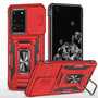 Cubix Artemis Series Back Cover for Samsung Galaxy S20 Ultra Case with Stand & Slide Camera Cover Military Grade Drop Protection Case for Samsung Galaxy S20 Ultra (Red) 