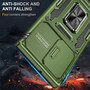 Cubix Artemis Series Back Cover for Samsung Galaxy S22 Ultra Case with Stand & Slide Camera Cover Military Grade Drop Protection Case for Samsung Galaxy S22 Ultra (Olive Green) 