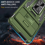 Cubix Artemis Series Back Cover for Google Pixel 7 Case with Stand & Slide Camera Cover Military Grade Drop Protection Case for Google Pixel 7 (Olive Green) 