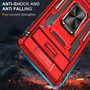 Cubix Artemis Series Back Cover for Samsung Galaxy S10 Case with Stand & Slide Camera Cover Military Grade Drop Protection Case for Samsung Galaxy S10 (Red) 