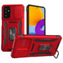 Cubix Artemis Series Back Cover for Samsung Galaxy M52 5G Case with Stand & Slide Camera Cover Military Grade Drop Protection Case for Samsung Galaxy M52 5G (Red) 