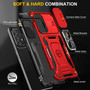 Cubix Artemis Series Back Cover for Samsung Galaxy A53 5G Case with Stand & Slide Camera Cover Military Grade Drop Protection Case for Samsung Galaxy A53 5G (Red) 
