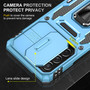 Cubix Artemis Series Back Cover for Samsung Galaxy A53 5G Case with Stand & Slide Camera Cover Military Grade Drop Protection Case for Samsung Galaxy A53 5G (Sky Blue) 