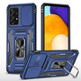 Cubix Artemis Series Back Cover for Samsung Galaxy A52 / Galaxy A52s 5G Case with Stand & Slide Camera Cover Military Grade Drop Protection Case for Samsung Galaxy A52 / Galaxy A52s 5G (Navy Blue) 