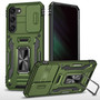 Cubix Artemis Series Back Cover for Samsung Galaxy S23 Case with Stand & Slide Camera Cover Military Grade Drop Protection Case for Samsung Galaxy S23 (Olive Green) 
