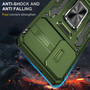 Cubix Artemis Series Back Cover for Samsung Galaxy S23 Case with Stand & Slide Camera Cover Military Grade Drop Protection Case for Samsung Galaxy S23 (Olive Green) 