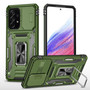 Cubix Artemis Series Back Cover for Samsung Galaxy A73 5G Case with Stand & Slide Camera Cover Military Grade Drop Protection Case for Samsung Galaxy A73 5G (Olive Green) 