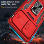 Cubix Artemis Series Back Cover for Samsung Galaxy A52 / Galaxy A52s 5G Case with Stand & Slide Camera Cover Military Grade Drop Protection Case for Samsung Galaxy A52 / Galaxy A52s 5G (Red) 